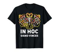Emblème d'aigle à Double tête de l'empire catholique Romain sacré T-Shirt
