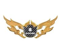 Emblème d'aile de Voiture, décoration de Capot, Accessoire de Tuning, Badge de Voiture en Relief 3D, Accessoire élégant. pour Suzuki Dzire.,Yellow