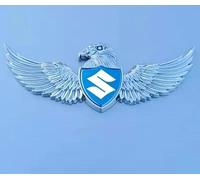 Emblème d'aile de Voiture, décoration de Capot, Accessoire de Tuning, Badge de Voiture en Relief 3D, Accessoire élégant. pour Suzuki .,Blue