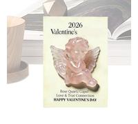 Emblème d'amour de la Saint-Valentin 2026, souvenir d'amour en acrylique 2D, souvenir de connexion émotionnelle, pour partenaires romantiques, couples à long terme, personnes dans des relations à