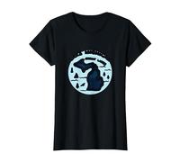 Emblème d'aventure panoramique du lac Michigan dans Les Grands Lacs T-Shirt, Femme, Noir, XXL