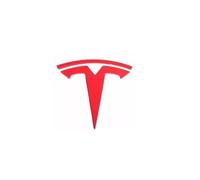 Emblème de Badge Modèle 3 / Y - Logo de Remplacement pour Capuche Avant Frunk de Tesla Model 3 et Y - 3D, Emblème ABS Rouge