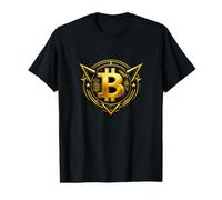 Emblème de Bouclier Crypto T-Shirt Graphique avec Valeur