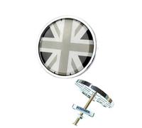 Emblème de calandre avant pour Mini Cooper, gris Union Jack style 02