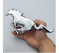 Emblème de calandre Logo de voiture 3D | Autocollant de voiture en métal pour Ford Mustang, - Modèle: Style 12 grill - ANQCCTB06686