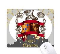 emblème de chevaliers de l'europe médiévale armure la nuit de noël, tapis de souris en caoutchouc