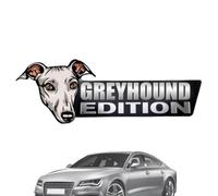 Emblème de chien pour voiture, badge de chien pour voiture, édition chien 3D, autocollant acrylique, décoration extérieure pour voitures, camions, camping-cars, bateaux, autocollants