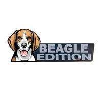 Emblème de chien pour voiture, badge de chien pour voiture, édition chien 3D, autocollant acrylique, décoration extérieure pour voitures, camions, camping-cars, bateaux, autocollants