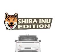 Emblème de chien pour voiture - Édition chien 3D - Autocollant acrylique pour voiture - Emblème extérieur de voiture - Décoration extérieure pour voitures, camions, camping-cars, bateaux, autocollants