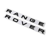 Emblème de Couverture de Capot de Capot de Voiture de Lettre 3D, tête Avant chromée de Lettres Auto-adhésives de Voiture, pour Land Rover Range Rover Velar Sport Discovery 2 3 4 Defender