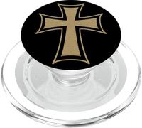 Emblème de Croix de l'ordre teutonique Chevaliers croisades PopSockets PopGrip pour MagSafe