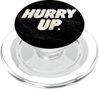 Emblème de déclaration « Dépêchez-Vous » PopSockets PopGrip pour MagSafe