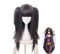 Emblème de feu réveil Tharja deux queues de cheval perruque Cosplay Costume femmes longs cheveux synthétiques Halloween fête perruques MZ-1135