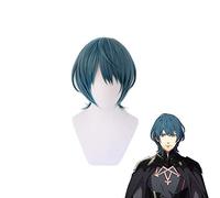Emblème de feu trois maisons Byleth Beleth bleu perruque courte Cosplay Costume résistant à la chaleur cheveux synthétiques Halloween fête perruques MZ-1447