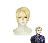 Emblème de feu: trois maisons Dimitri Alexandre Bladud perruque courte Cosplay Costume résistant à la chaleur cheveux synthétiques hommes femmes perruques de fête