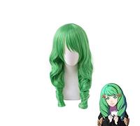 Emblème de feu trois maisons FLAYN perruque bouclée verte Costume de Cosplay résistant à la chaleur cheveux synthétiques femmes perruques de fête MZ-1477