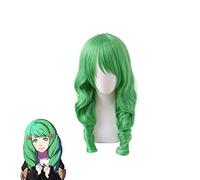 Emblème de feu trois maisons perruque Flayn Cosplay cheveux vert longs cheveux bouclés Pelucas Comiket spectacle Halloween jeu de rôle perruques