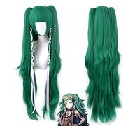 Emblème de feu trois maisons Sothis vert longues queues de cheval perruque Cosplay Costume résistant à la chaleur cheveux synthétiques femmes perruques de fête