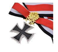 Emblème de la Croix de Fer Allemande, 39 édition, Feuille de chêne, Or, Argent, Diamant, Reproduction de la médaille de Chevalier, Insigne de médaille commémorative(B)