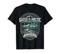 Emblème de la Nature Sauvage du Parc National de l'Arctique de l'Alaska T-Shirt