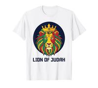 Emblème de l'Étoile de David Lion de Juda Sion T-Shirt