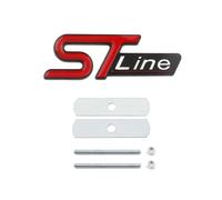 Emblème de Logo de Voiture pour St Line, Autocollant D'insigne Lettres Emblem Décoration Voiture Autocollant Emblème,Red2-10 * 3.5cm