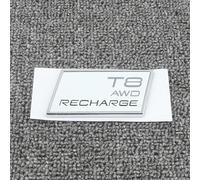 Emblème de Logo de Voiture pour Volvo T3 T4 T5 T6 T8 XC90 XC60 XC40, Logo Emblème Badge Autocollant D'insigne en Métal Lettre Autocollantes Emblem Décoration,E T8