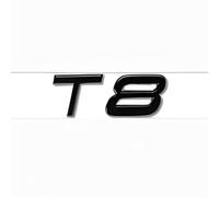Emblème de Logo de Voiture pour Volvo XC60 S40 S60 S90 XC40 XC70 XC90 V40 V60 V90 S80 S80L, Autocollant D'insigne Lettres Emblem Décoration Voiture Autocollant Emblème,Bla-CK-T8