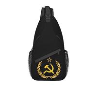 Emblème De L'Union Soviétique (URSS) Homme Femme Sacoche Bandouliere Portable Sling Bag Casual Sac À Bandoulière pour Extérieur Business Cyclisme Travail
