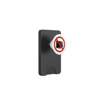 Emblème de Panneau d'avertissement « NO TV » PopSockets PopWallet pour MagSafe