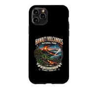 Emblème de Terre de feu et de Glace du Parc National des volcans d'Hawaï Coque pour iPhone 11 Pro