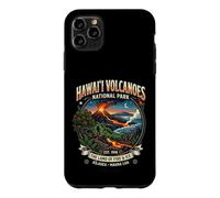 Emblème de Terre de feu et de Glace du Parc National des volcans d'Hawaï Coque pour iPhone 11 Pro Max
