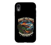 Emblème de Terre de feu et de Glace du Parc National des volcans d'Hawaï Coque pour iPhone XR