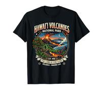 Emblème de Terre de feu et de Glace du Parc National des volcans d'Hawaï T-Shirt