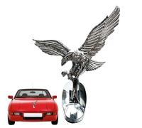 Emblème de voiture 3D Eagle - Ornement du capot en en zinc, décalcomanie du capot de véhicule | Accessoires d'autocollants extérieurs personnalisés fiables, ornement de capuche en forme d'aigl