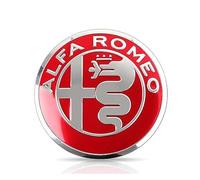 Emblème de voiture en métal pour Alfa Romeo Giulietta, badge avant/capot/coffre, autocollants pour grille avant, autocollants de protection contre les rayures, logo de voiture, C-74 mm