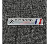 Emblème de Voiture Logo Badge pour Citroen C1 C2 C3 C4 C4L C5 C5X C6 DS3 DS4 DS LS DS6 Sega Elysee DS5,Capot Avant et Arrière et Logo du Coffre Decal Remplacement Pièces Accessoires Deco