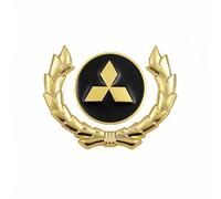 Emblème de Voiture Logo Badge pour Eclipse Cross 2018-2023,Capot Avant et Arrière et Logo du Coffre Decal Remplacement Pièces Accessoires Deco