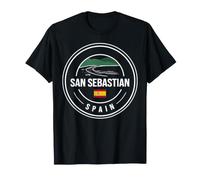 Emblème de Voyage de Saint-Sébastien Espagne T-Shirt