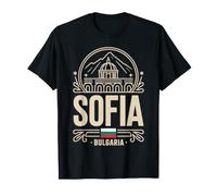 Emblème de Voyage Sofia Bulgarie Crème T-Shirt