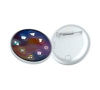 Emblème d'écran Intelligent - Mini d'écran Tactile Haute résolution, vitrine de Dessin animé programmable conçue pour Les Fans transportant des Sacs Pendant Les Vacances | Un Accent