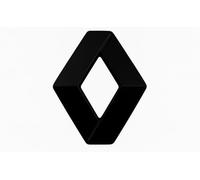 Emblème diamant noir pour couvercle de coffre arrière - badge de rechange compatible avec les modèles Clio, Megane, Captur (OEM Ref: 908890837R)