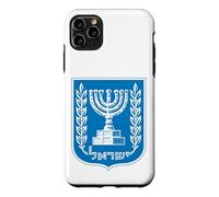 Emblème d'Israël Menorah Drapeau israélien Juif Jérusalem Paix Coque pour iPhone 11 Pro Max