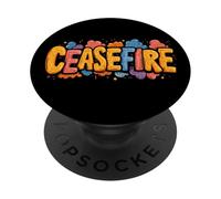 Emblème drôle de cessez-Le-feu PopSockets PopGrip Adhésif
