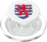 Emblème du Bouclier médiéval luxembourgeois Roude Leiw PopSockets PopGrip pour MagSafe