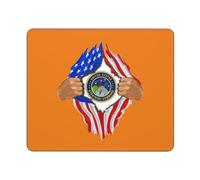 Emblème du Commandement Stratégique des États-Unis : du Sang en Moi Tapis De Souris Gaming Petit Tapis De Souris Confort Mouse Pad pour Travail Maison Jeu 25X30Cm