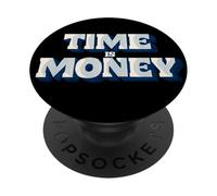 Emblème du Discours Awesome Time is Money PopSockets PopGrip Adhésif