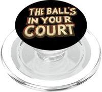 Emblème du discours de la balle dans votre cour PopSockets PopGrip pour MagSafe