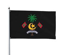 Emblème du drapeau des Maldives 3 x 5 pieds, panneau de jardin, bannière décorative
