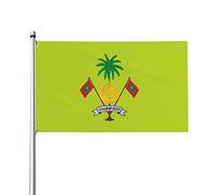 Emblème du drapeau des Maldives 3 x 5 pieds, panneau de jardin, bannière décorative